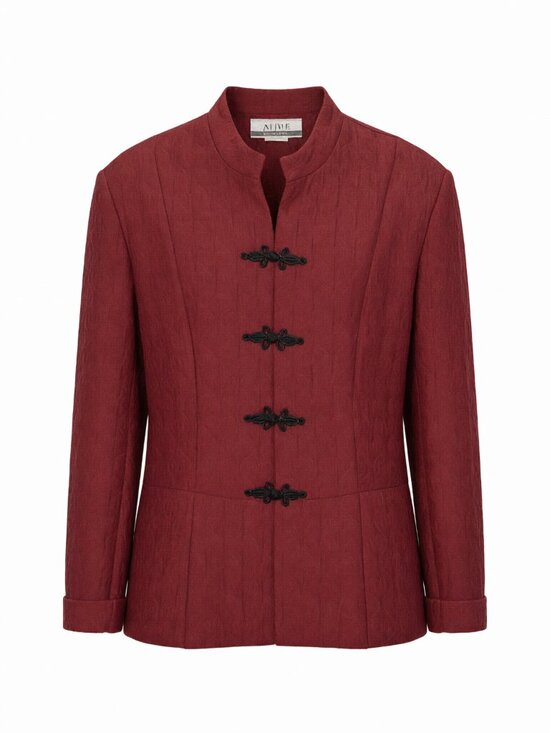 Nine & Co Jackets & Blazers - Nine & Co Red Quilted Jacket Women Size 16